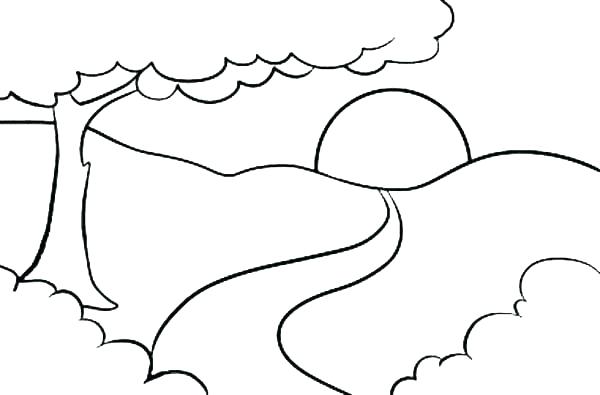 600x395 Coloring Pages Mountains Bison Coloring Pages Coloring Pages