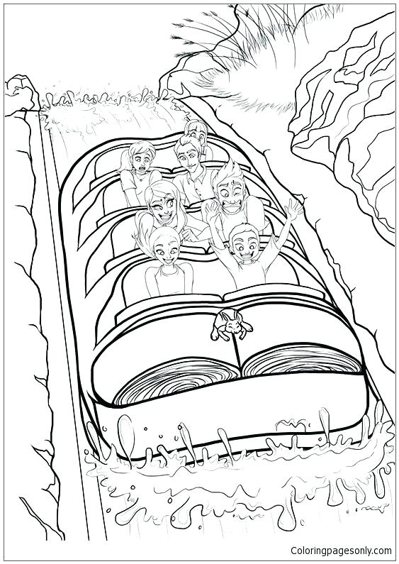 563x795 Mountain Coloring Page Mountain Coloring Page Splash Mountain