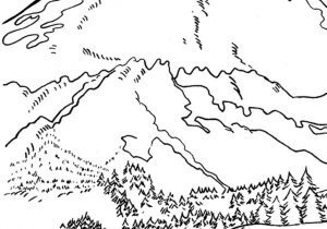 300x210 Mountains Coloring Pages Free In Mountain Page Qqa Throughout