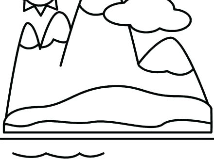 440x330 Coloring Pages Of Mountains Coloring Pages Of Mountains Cartoon