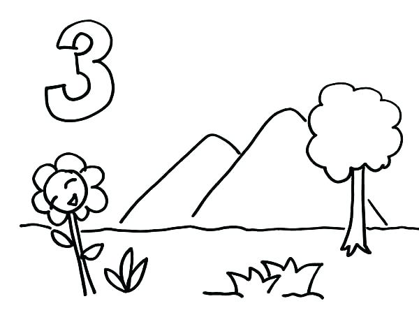 600x461 Coloring Pages Of Mountains Coloring Pages Of Mountains Days