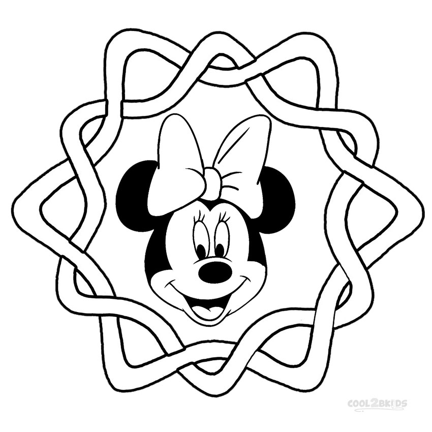 850x850 Minnie Mouse Coloring Pages