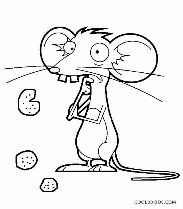 587x670 Printable Mouse Coloring Pages For Kids
