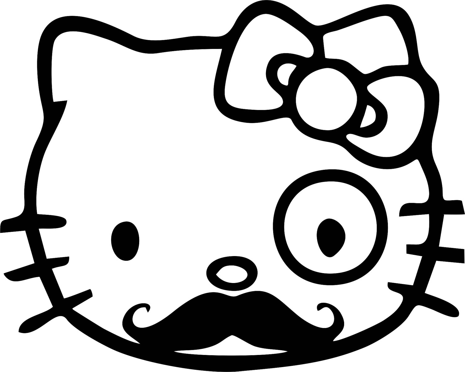 1500x1200 Mustache Coloring Pages Studynow Me At Qqa