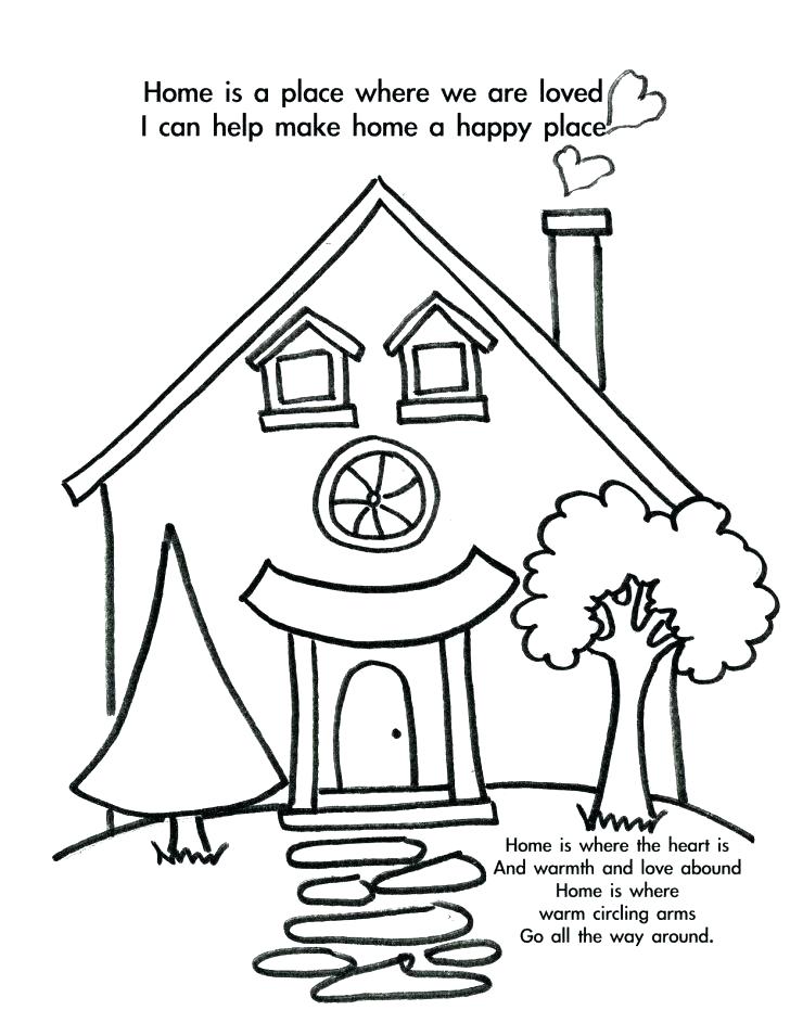 728x943 Home Coloring Page Home Alone Coloring Pages Welcome Beavers