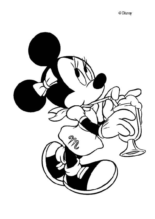 601x850 Minnie Mouse The Movie Star Coloring Pages