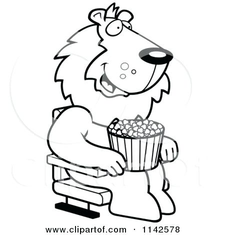 450x470 Movie Popcorn Coloring Pages