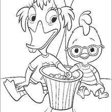 220x220 Chicken Little Coloring Pages
