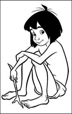 236x373 Jungle Book Mowgli Mock Jungle Book Coloring Pages