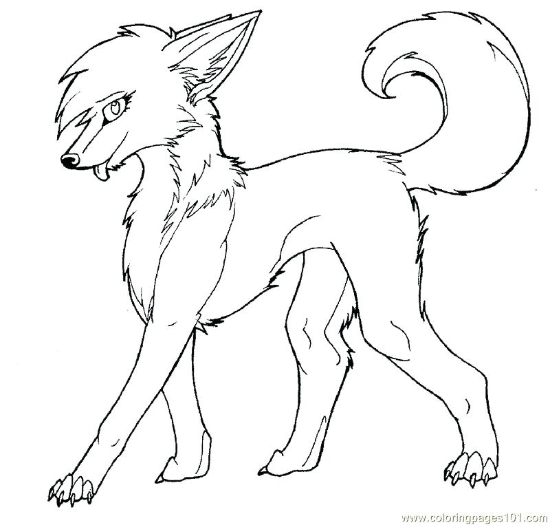 800x763 Coloring Page Wolf Anime Wolf Coloring Pages Coloring Page Peter