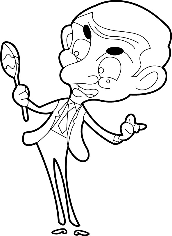 Mr Bean Coloring Pages at GetDrawings | Free download