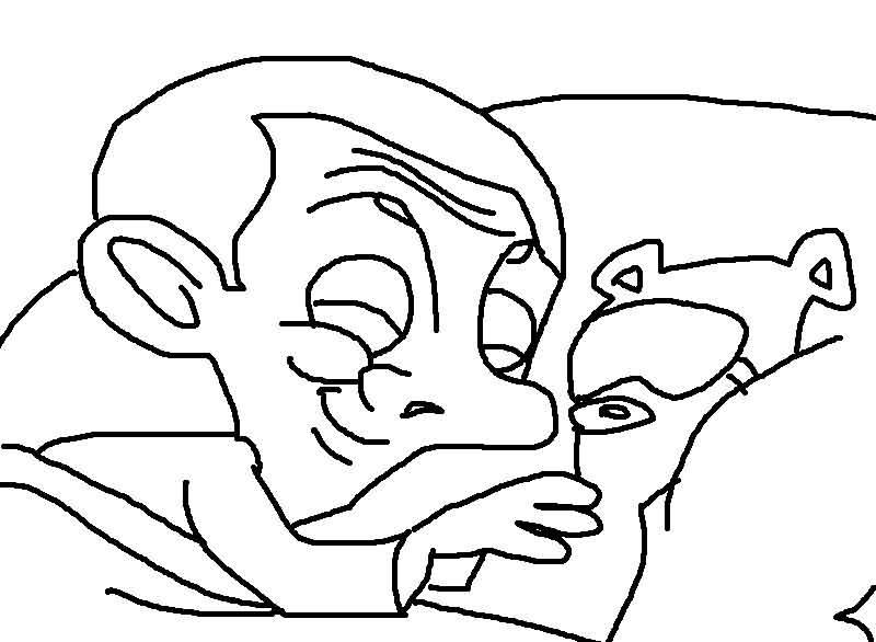 800x586 Mr Bean Coloring Pages