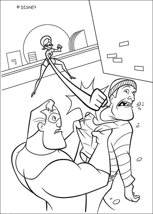 607x850 Incredibles Coloring Pages