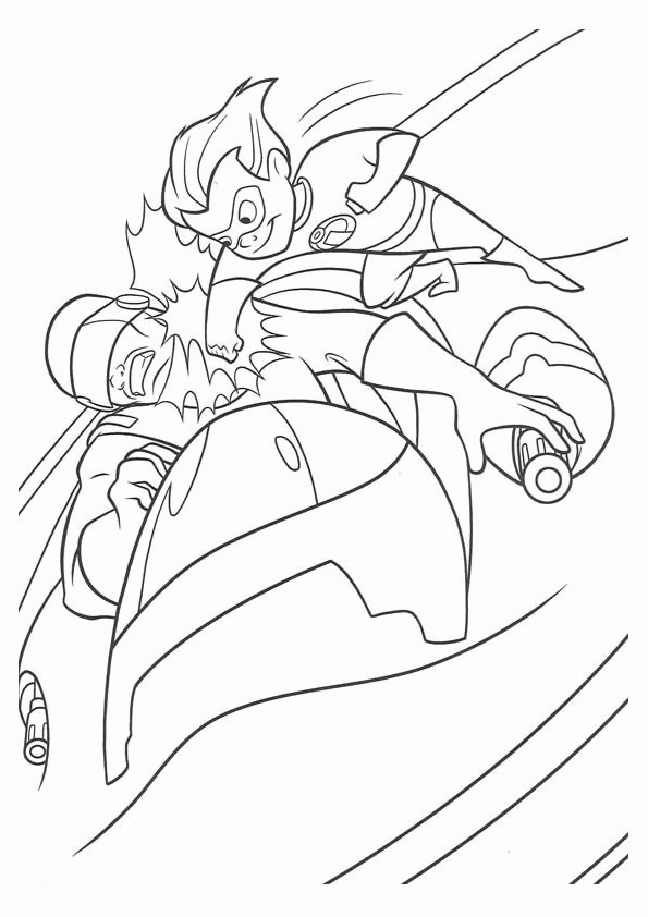 595x842 Incredibles Coloring Pages Inspirational Mr Incredible Colouring