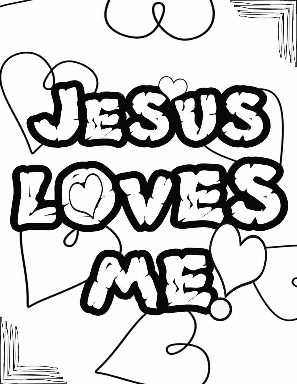 977x1264 Jesus Love Coloring Sheets