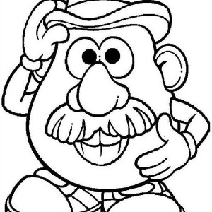 Mr Potato Head Coloring Page at GetDrawings | Free download