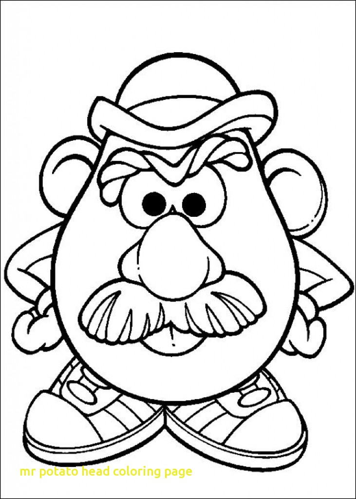 731x1024 Mr Potato Head Coloring Page With Kids N Fun