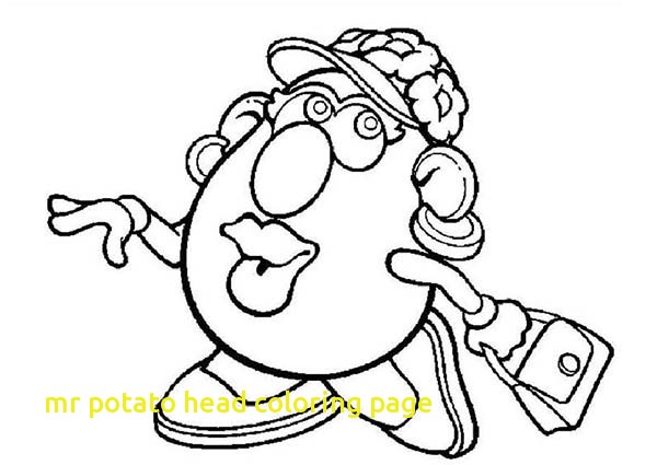 600x425 Mr Potato Head Coloring Page With Mr Potato Head Wife Want To Go