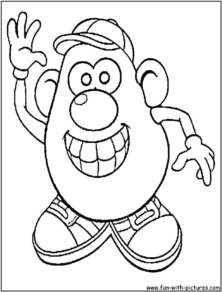 736x966 Mr Potato Head Coloring Pages Potato Head Coloring Pages Printable