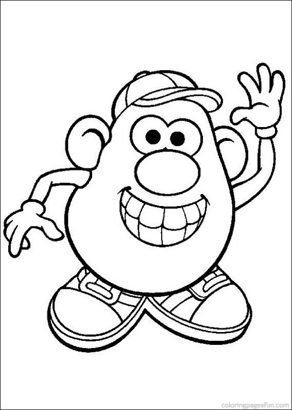 571x800 Mr Potato Head Coloring Pages Proyectos Que Intentar