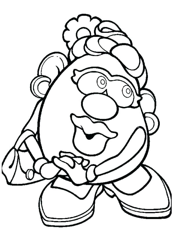 600x840 Potato Coloring Pages Potato Coloring Page Potato Coloring Pages