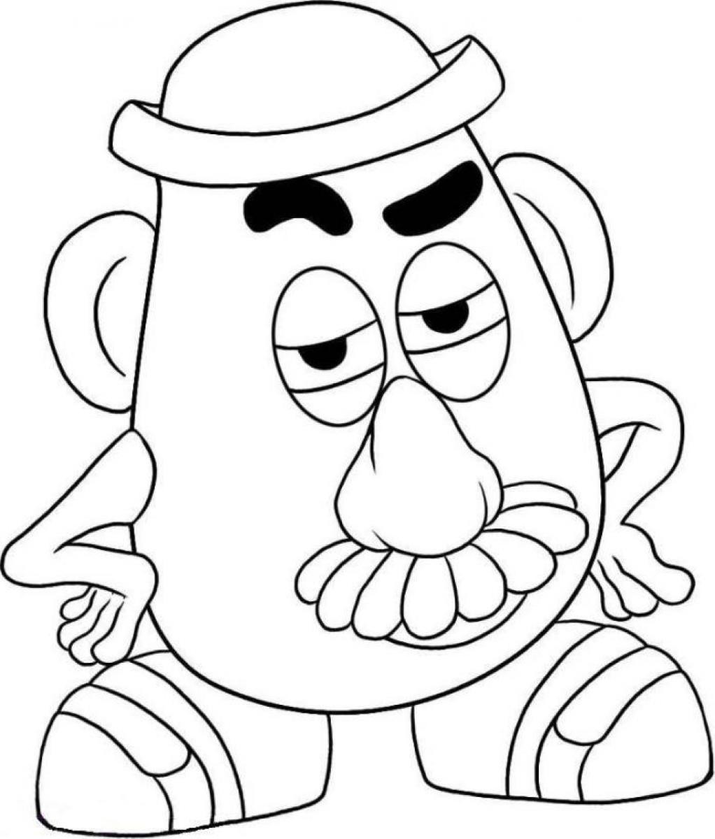 1022x1200 Toys Story Coloring Pages Toy Movie Best Of Mr Potato Head Free