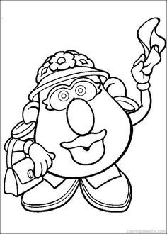 236x330 For Maesyn's Busy Book Potato Head Coloring Sheets Mr Potato