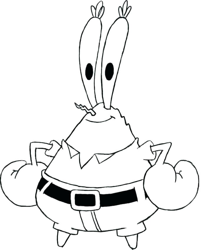 681x846 Mr Krabs Coloring Pages Coloring Pages Coloring Pages Coloring