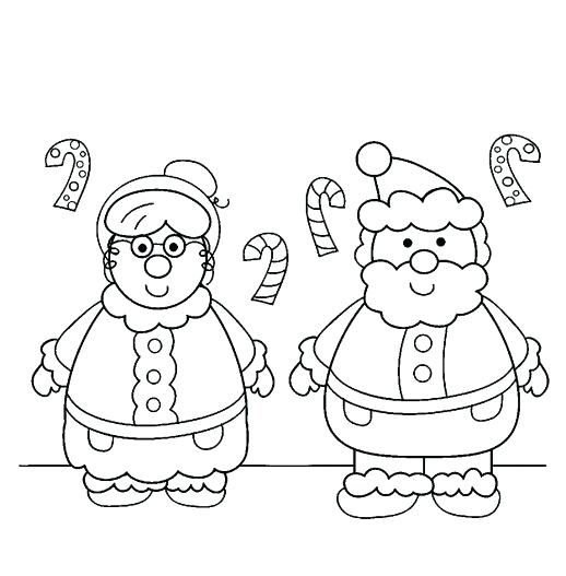 Mrs Claus Coloring Pages at GetDrawings | Free download