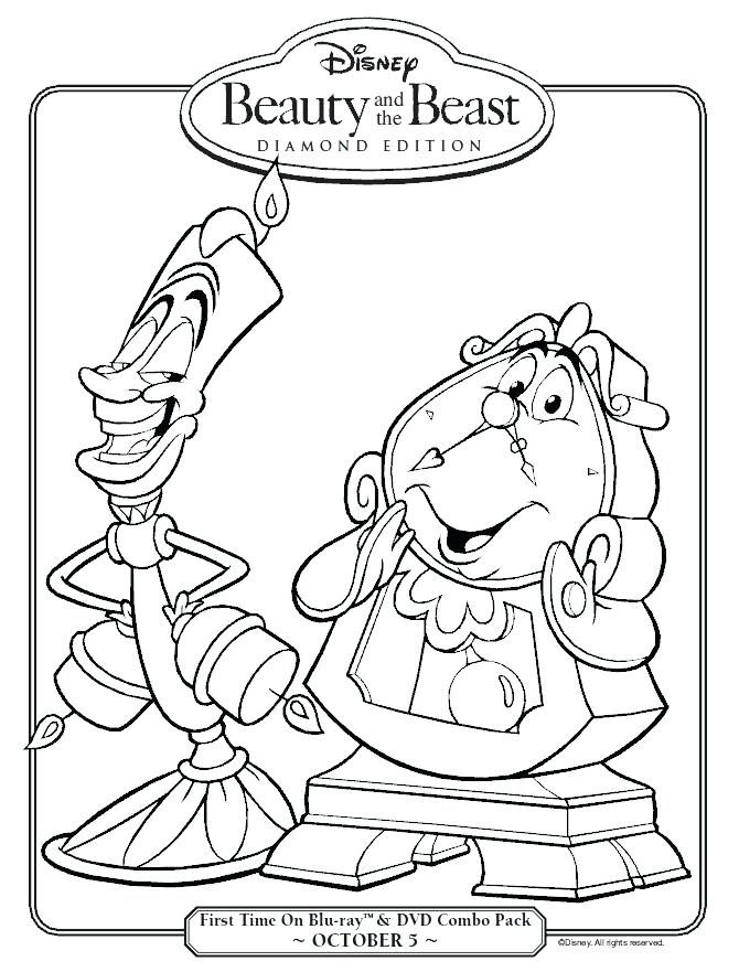 670x881 Chip And Mrs Potts Coloring Pages Free Word Search Puzzles Beauty