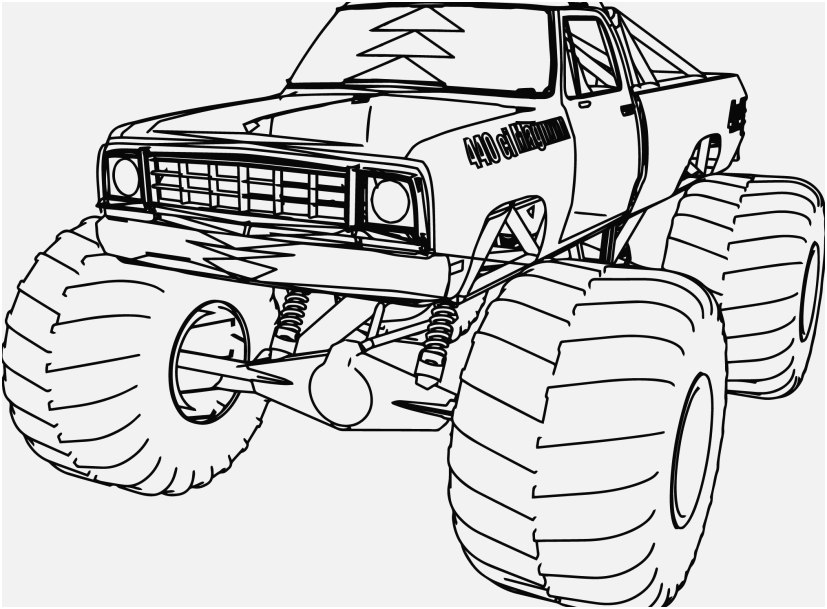827x609 The Perfect Concept Coloring Pages Of Jacked Up Trucks Very Good