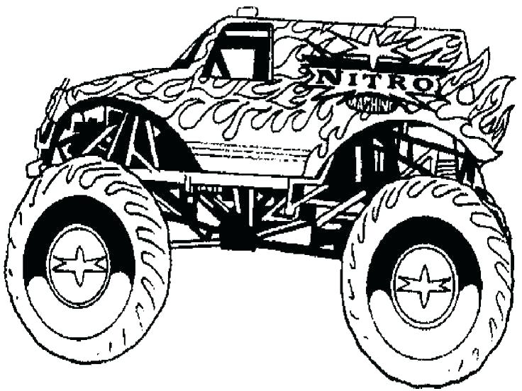 736x552 Big Monster Truck Coloring Pages Big Monster Truck Coloring Pages