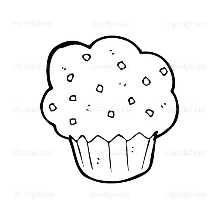 Muffin Coloring Page at GetDrawings | Free download