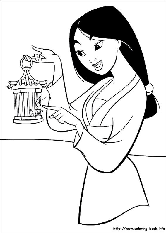 567x794 Mulan Coloring Pages Y Blank Pattern Mulan Disney