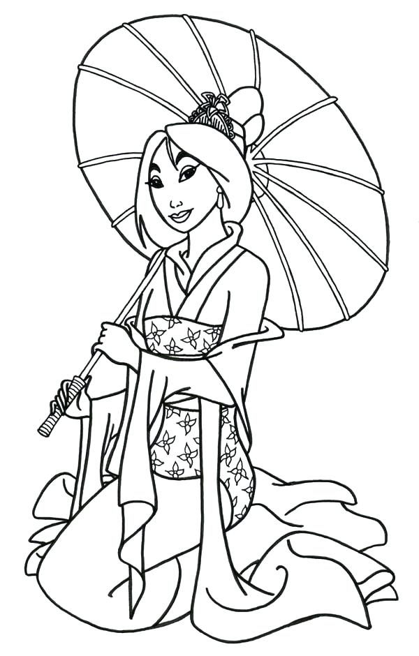 600x940 Disney Mulan Coloring Pages Posing Of Princess Coloring Pages
