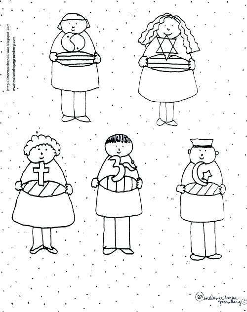 500x632 Free Kids Coloring Pages Free Printable Multicultural Kids