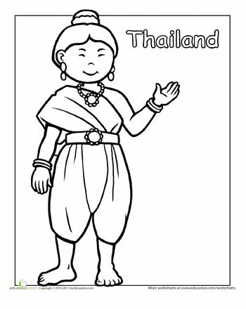 350x440 Multicultural Coloring Pages Preschoolers Best Ideas