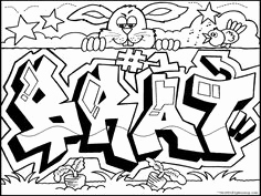 236x177 Multicultural Graffiti Art Free Printable Coloring Pages Free