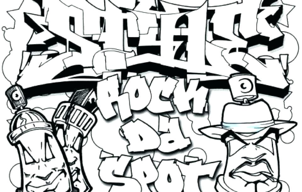 960x612 Printable Graffiti Coloring Pages Printable Graffiti Coloring