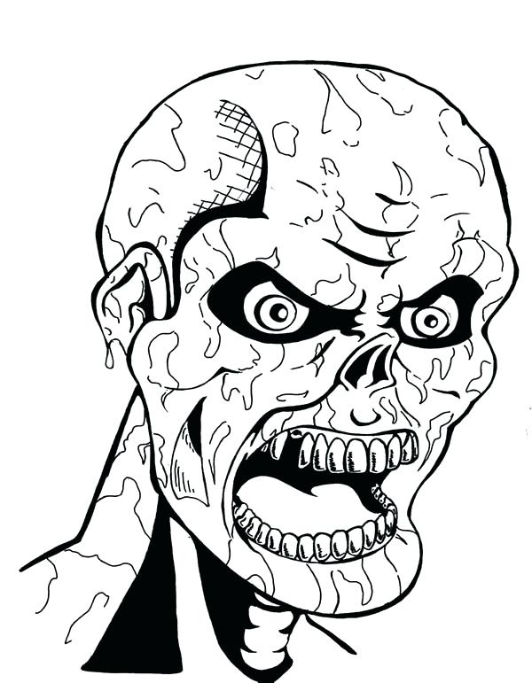 600x771 Scary Ancient Mummy Coloring Page Sky Tomb Murs