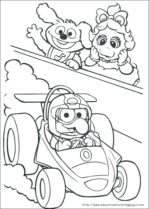 567x794 Muppets Coloring Pages