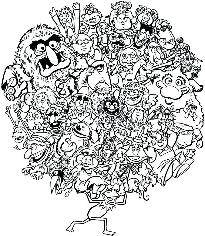 676x776 Muppet Coloring Pages Coloring Pages Photo Gallery Of Coloring