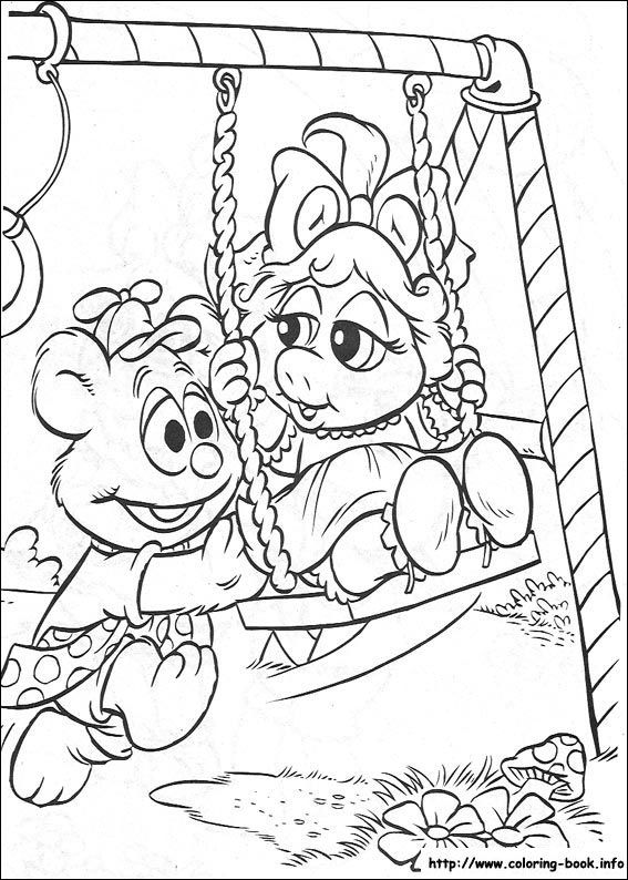567x794 Muppet Babies Coloring Picture Coloring And Activities