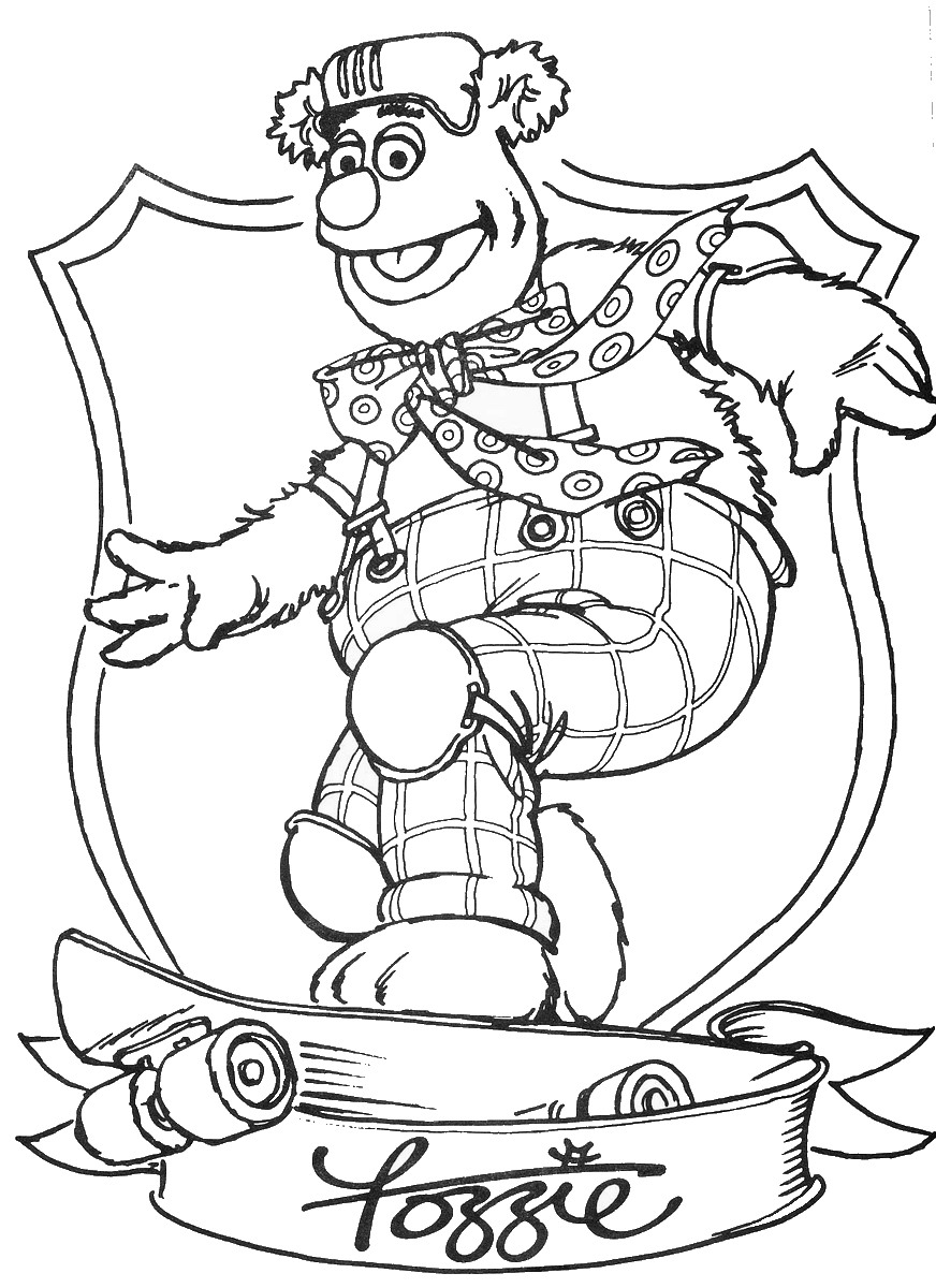 872x1200 Muppets Coloring Pages