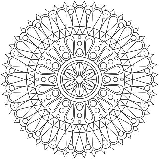 320x320 Best Mandalas To Color Images On Mandala Coloring