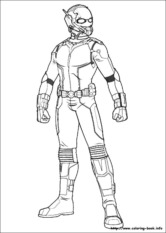 567x794 Ant Man Coloring Pages Discover All