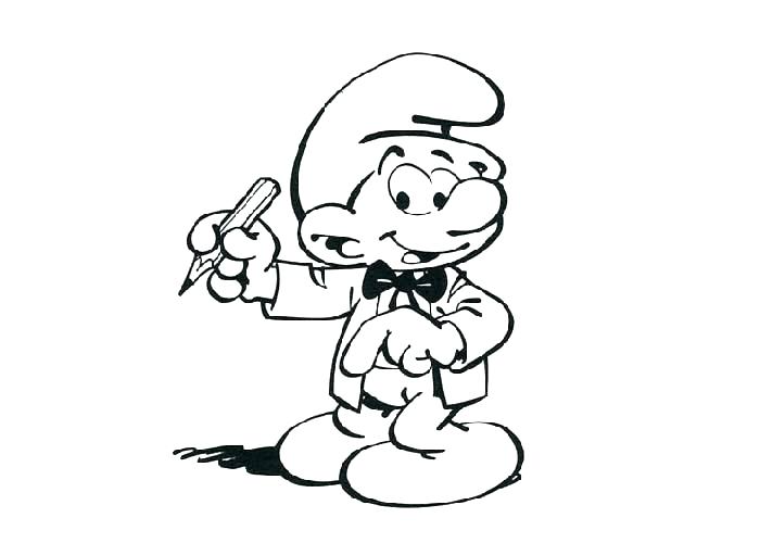 700x500 Smurf Coloring Pages Smurf Coloring Page Jokey Pic Pages Baby