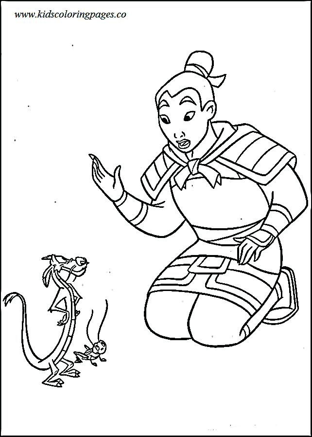 642x898 Mushu Coloring Pages