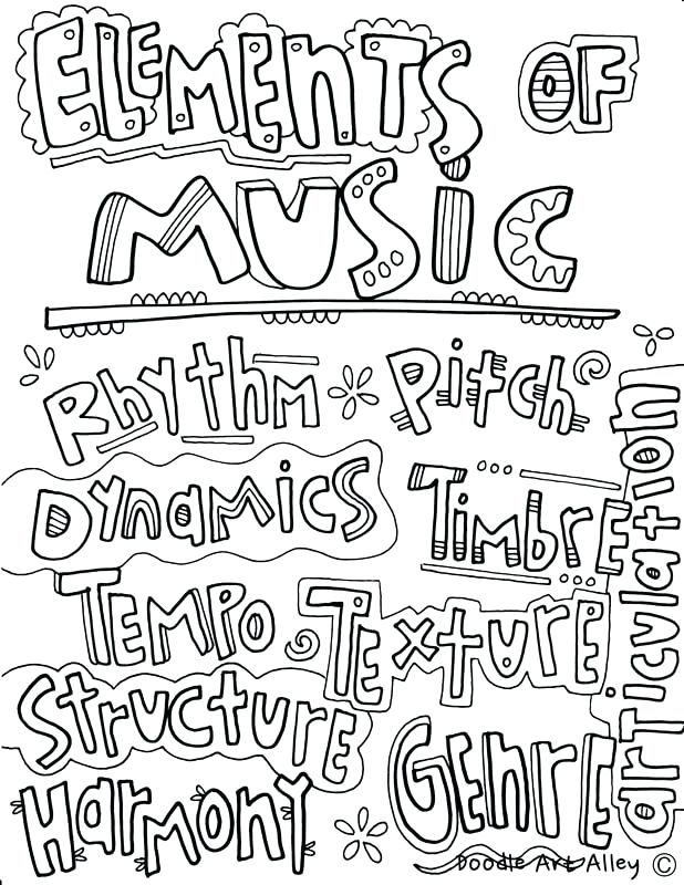 618x800 Music Coloring Page Music Coloring Pictures Music Coloring Page