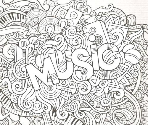 500x425 Music Coloring Pages Printable